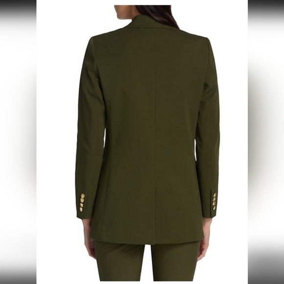 Derek Lam 10 Crosby Olive Walter Double Breasted Suit Jacket - Picture 7 of 16